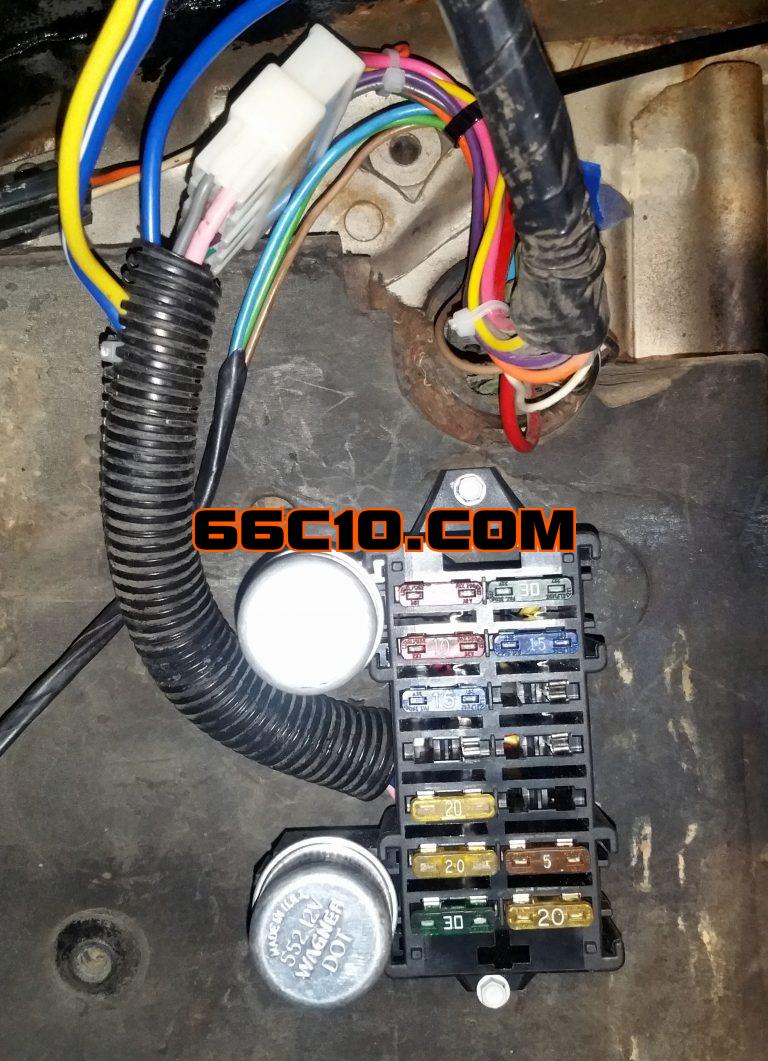 New fuse block installed
